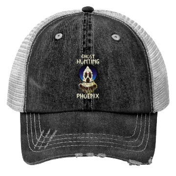 Discover Paranormal Investigator Phoenix Ghost Hunter Ghost Trucker Hats