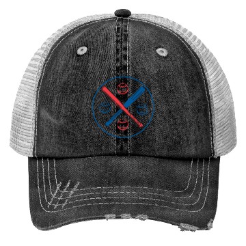 Discover Baseball bat with ball design 2023 Trucker Hats
