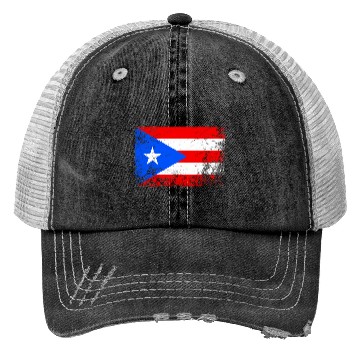 Discover Puerto Rico National Flag Trucker Hats