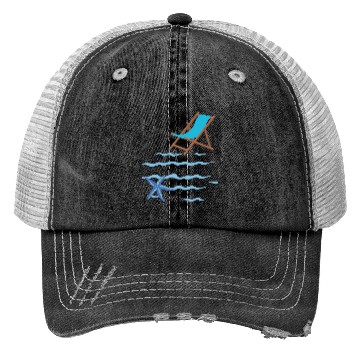 Discover "Sizzling Summer Beach Vibes - Embrace the Sun Trucker Hats