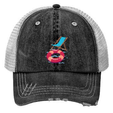Discover "Beach Vibes Trucker Hats: Embrace the Sun and Sand!"