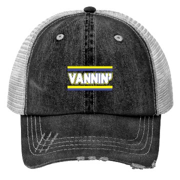 Discover Vannin Stripes Vanning Purple Yellow Gold Van Trucker Hats