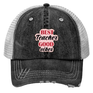 Discover Best teacher Good V gifts for Teachers Trucker Hats