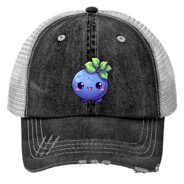 Discover Blueberry kawaii Trucker Hats