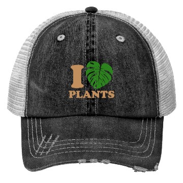 Discover I love plants Trucker Hats