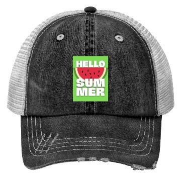 Discover WATERMELON | HELLO SUMMER Trucker Hats