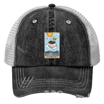 Discover Tarot Card Reader Hot Coffee Drinker Caffeine Trucker Hats