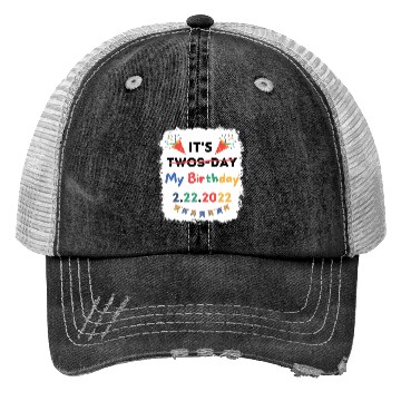Discover Its My Twosday Tuesday 2 22 22 Feb 2022 Bleached Trucker Hats