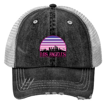 Discover LOSANGELES CIRCLE striped Trucker Hats