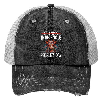 Discover Aboriginal Indians Indigenous Native American Day Trucker Hats