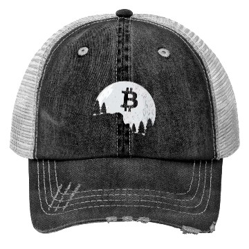 Discover Bitcoin Coin-Crypto In The Moon Trucker Hats