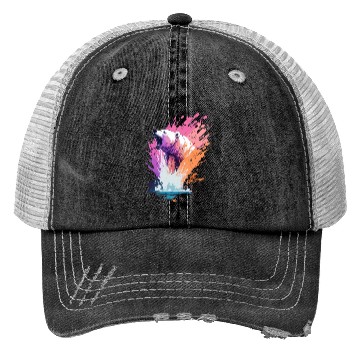 Discover Polar Bear Artic Blaze Trucker Hats