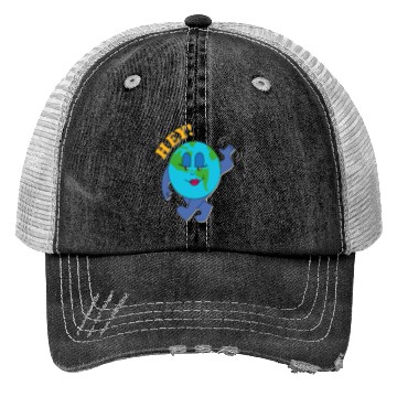 Discover Happy Earth Trucker Hats