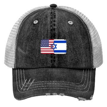 Discover Israel Usa Flag Trucker Hats