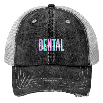 Discover Dentist In Training For Dental Hygienist Trucker Hats