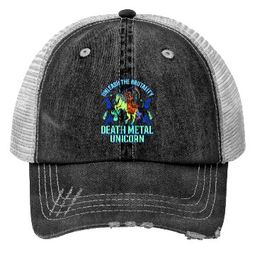 Discover Goth Rock Satan Unicorn Festivals Death Metal Trucker Hats