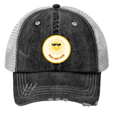 Discover Radiant Vibes, Endless Summer Fun Trucker Hats