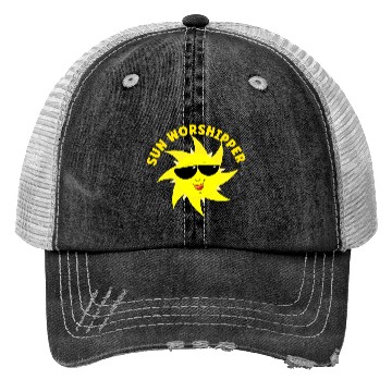 Discover Sun Worshippers Trucker Hats