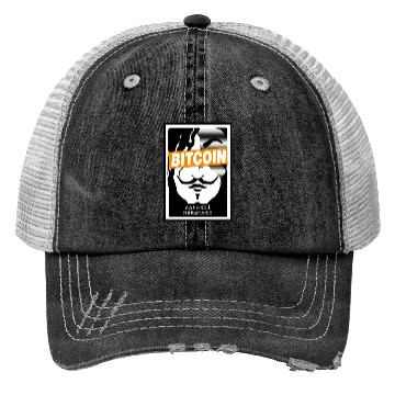 Discover Bitcoin Coin-Satoshi Nakamoto Trucker Hats