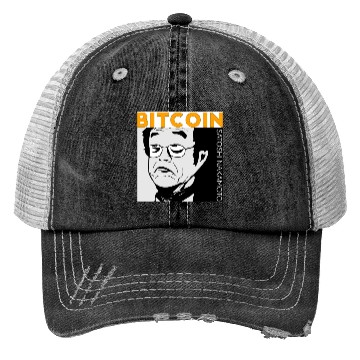 Discover Bitcoin Coin-Satoshi Nakamoto Trucker Hats