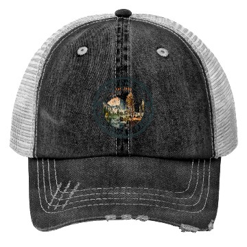 Discover Yosemite National Park Vintage Style Half Dome Trucker Hats