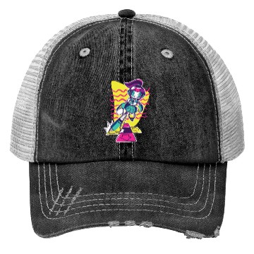 Discover Dance Robot Retro Trucker Hats