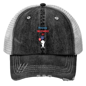 Discover Happy independence day Trucker Hats