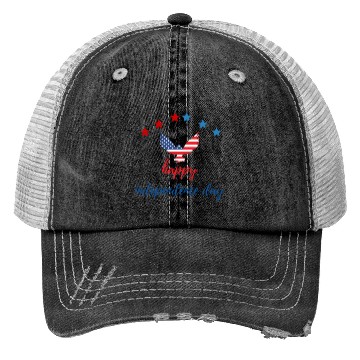 Discover Happy independence day Trucker Hats