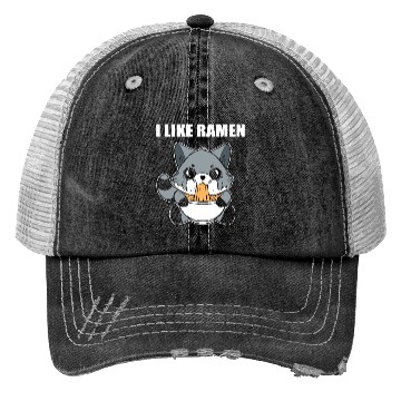 Discover I Like Ramen Japanese Gift Trucker Hats