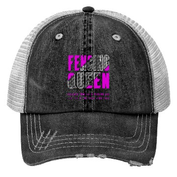 Discover Fencing Queen Trucker Hats