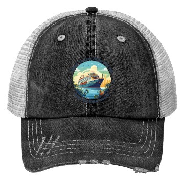 Discover Time To Get Ship Faced And Get A Little Nauti Life Trucker Hats