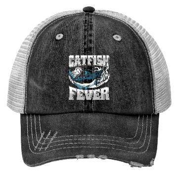 Discover Noodling Flathead Fishing Catfish Angler Trucker Hats