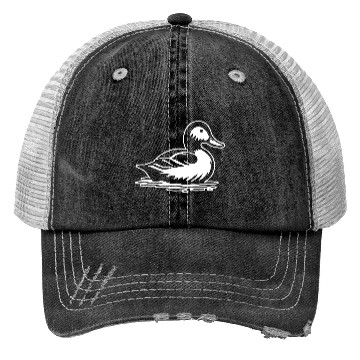 Discover Duck Bird Nature Pond Trucker Hats