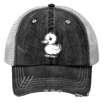 Discover Duck Bird Nature Pond Trucker Hats