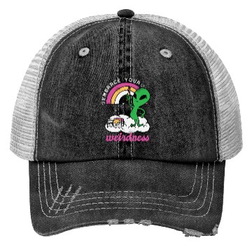 Discover Alien Artist Embrace Your Weirdness Trucker Hats