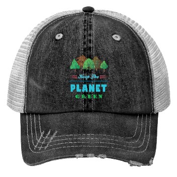 Discover Earth Day Keep The Planet Green Trucker Hats