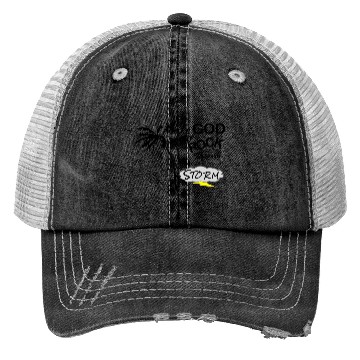 Discover Make God your Rock in the Storm Trucker Hats