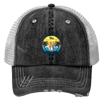 Discover Paradise Place: California Beach Trucker Hats
