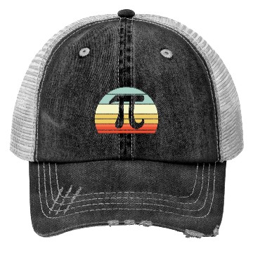 Discover Funny Pi Day Vintage Nerd Geek Pie 3.14 Trucker Hats