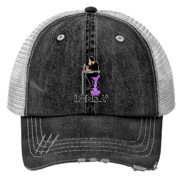 Discover LONELY GIRL ALONE Trucker Hats