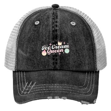 Discover Ice Cream Queen, Happy Summer Holiday Trucker Hats