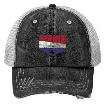 Discover Retro Vintage Maine Usa Trucker Hats