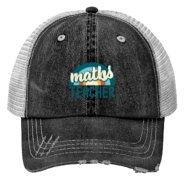 Discover Math Teacher perfect gift for back to school Trucker Hats