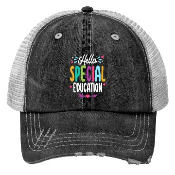 Discover Hello Special Education Back To School Teacher Trucker Hats