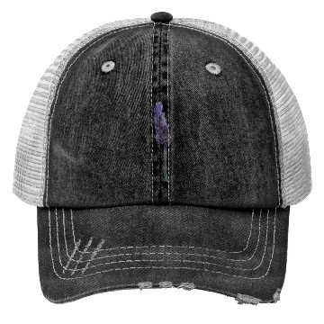 Discover Lavender Flower Illustration Trucker Hats