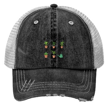 Discover Things I Do In My Spare Time Plants Trucker Hats