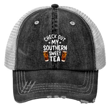 Discover Southern Sweet Tea Outfit Trucker Hats