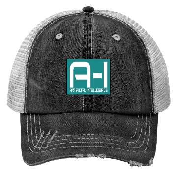 Discover AI Artificial Intelligence Science Fiction Trucker Hats