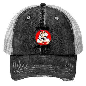 Discover Free hug with text 'Free' Hugs Trucker Hats
