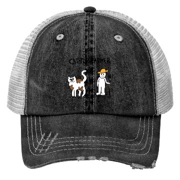 Discover Cattle Cat Farmer Trucker Hats